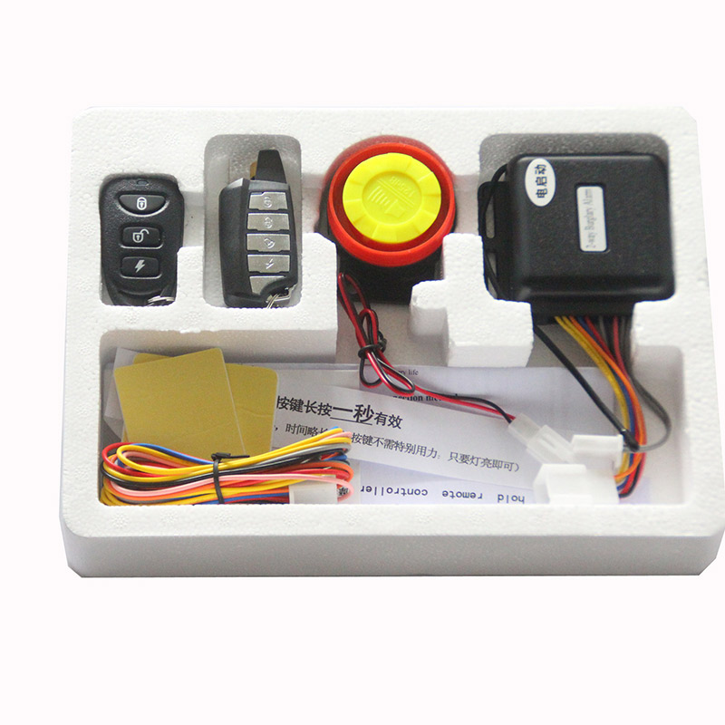 Motorcycle two-way alarm